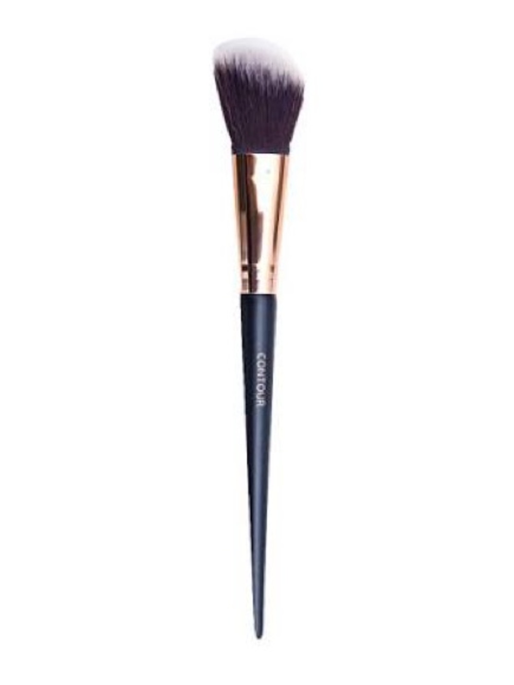 Professional Angled Contour Brush - Black Handle with Rose Gold Ferrule